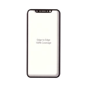 Screen Protector for Apple iPhone X Clear and Black Screen Protector for Apple iPhone X Clear and Black